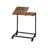 Side Table - Steel Frame - Rustic Brown and Black - Tilting Top