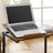 Side Table - Steel Frame - Rustic Brown and Black - Tilting Top
