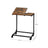 Side Table - Steel Frame - Rustic Brown and Black - Tilting Top