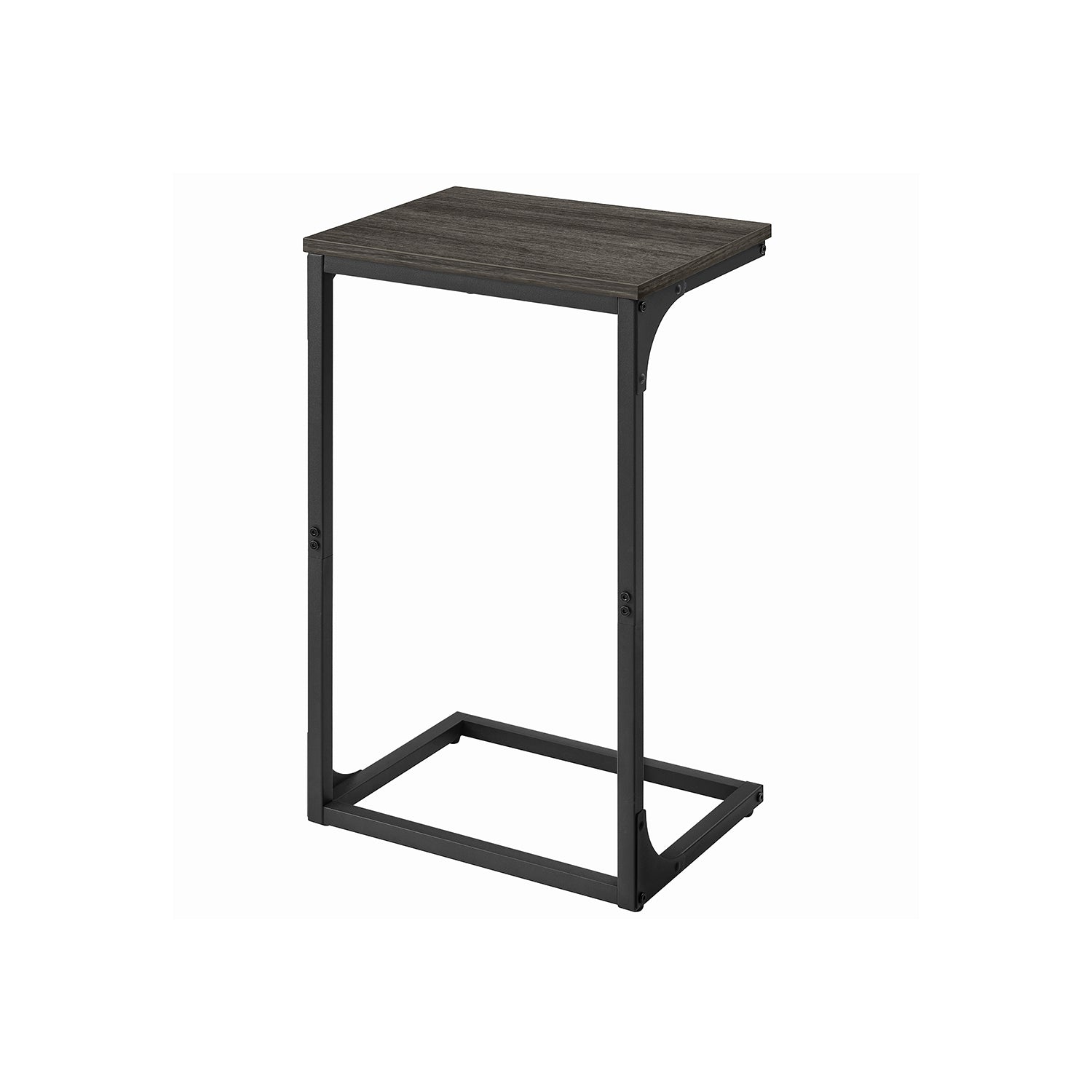 C-Shaped Side Table - Ebonised Oak - Black