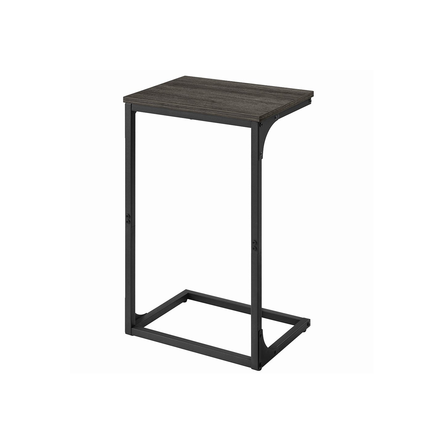 C-Shaped Side Table - Ebonised Oak - Black