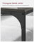C-Shaped Side Table - Ebonised Oak - Black