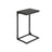 C-Shaped End Table - Metal Frame - Misty Grey and Ink Black