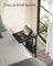 C-Shaped Bedside Table - Wood - Ebony Black - With Fabric Storage Bag and Adjustable Feet