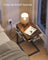 C-Shaped Side Table - 30L - Particleboard - Charging Station