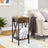 Nightstand - Wood - Rustic Brown and Black