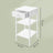 Nightstand - Wood - Rustic Brown and Black - Space-Saving with Drawer and 2 Storage Shelves
