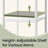 Nightstand - Wood - Rustic Brown and Black - Space-Saving with Drawer and 2 Storage Shelves
