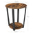 Round Sofa Table - Iron - Rustic Brown