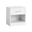 Bedside Table - Wood - Natural Finish - Drawer and Open Compartment