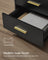 Bedside Tables - 30L - Solid Wood Legs - Charging Station