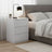 Set of 2 Side End Tables - Wood - White