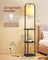 Floor Lamp with 3 Shelves - 9L - Particleboard - LED Bulb