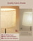 Floor Lamp for Living Room - Steel and Cement - Ink Black