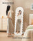 Full Length Mirror - MDF - Cloud White - Irregular Wavy Design with Stand