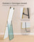 Full Length Mirror - Aluminium Alloy - Pale Gold - Rectangle with Stand 160 x 50 cm