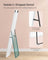 Full Length Mirror - Aluminium Alloy Frame - Matte White - Rectangular with Stand
