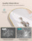 Full Length Mirror - Aluminium Alloy - Pale Gold - Arched with Stand