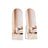 Full Length Mirror - Aluminium Alloy - Pale Gold - Arched with Stand