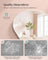 Full Length Mirror - Aluminium Alloy - Matte White - Arched Design with Stand