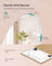 Full Length Mirror - Aluminium Alloy - Matte White - Arched Design with Stand