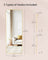 Full Length Mirror - Tempered Glass - Ink Black - Over the Door or Wall Mounted