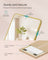 Full Length Mirror - Tempered Glass - Ink Black - Over the Door or Wall Mounted