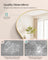 Arched Full Body Mirror - Tempered Glass - Ink Black - Wall Mounted or Over the Door