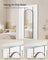 Arched Full Length Mirror - Tempered Glass - Ink Black - Over the Door or Wall Mounted