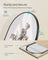 Full Length Mirror - Aluminium Alloy - Ink Black - Arched with Stand