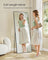 Full Length Mirror - Aluminium Alloy Frame - Ink Black - Free Standing Rectangular Design 165 x 60 cm