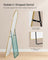 Arched Full Body Mirror - Aluminium Alloy - Ink Black - Tempered Glass with Stand