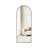 Arched Full Body Mirror - Aluminium Alloy - Ink Black - Tempered Glass with Stand