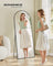 Arched Full Body Mirror - Aluminium Alloy - Ink Black - Tempered Glass with Stand