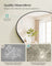 Arched Full Body Mirror - Aluminium Alloy - Ink Black - Tempered Glass with Stand