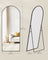 Arched Full Body Mirror - Aluminium Alloy - Ink Black - Tempered Glass with Stand
