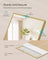 Full Body Mirror - 63L x 19.7W - Tempered Glass - Aluminium Alloy Frame