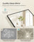 Full Length Mirror - 63" x 19.7" - Tempered Glass - Aluminium Alloy Frame