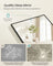 Full Length Mirror - 59" x 16" - Tempered Glass - Aluminium Alloy Frame
