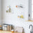 Set of 3 Floating Ledge Shelves - Metal - White