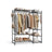Open Wardrobe Clothing Rack - 7 Shelves - Steel - 2 Clothes Rails
