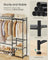 Open Wardrobe Clothing Rack - 7 Shelves - Steel - 2 Clothes Rails