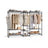Open Wardrobe Clothing Rack - 7 Shelves - Steel - 2 Clothes Rails