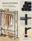 Open Wardrobe Clothing Rack - 30L - Steel - 10 Shelves