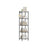 Bathroom Shelf - Metal - Black - Sturdy Design with Expandable Features and Removable Hooks