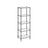 5-Tier Wire Shelving Unit - Metal - Black - Adjustable Shelves and Hooks