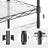 5-Tier Wire Shelving Unit - Metal - Black - Adjustable Shelves and Hooks