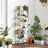 Metal Shelving Unit - Metal - Black - Adjustable Shelves with Hooks and High Load Capacity