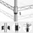 Metal Shelving Unit - Metal - Black - Adjustable Shelves with Hooks and High Load Capacity