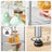 Metal Shelving Unit - Metal - Black - Adjustable Shelves with Hooks and High Load Capacity